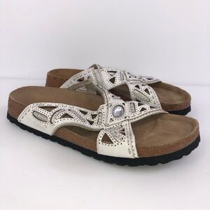 Betula by Birkenstock White Sandal Shoes Size 7